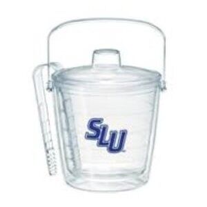 Tervis Ice Bucket 87 oz Clear with Tongs St. Louis University Emblem Excellent